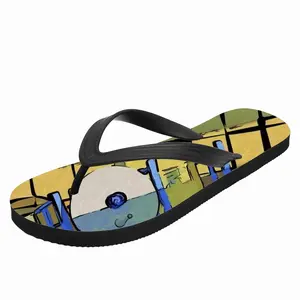 Men Santorini Oia The Terrace Flip Flop Slippers