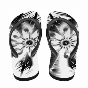 Men Feathers Flip Flop Slippers