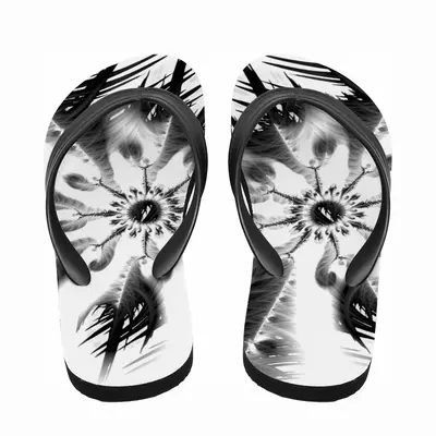 Men Feathers Flip Flop Slippers