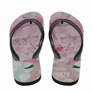 Men Sphere Of Peonies Flip Flop Slippers