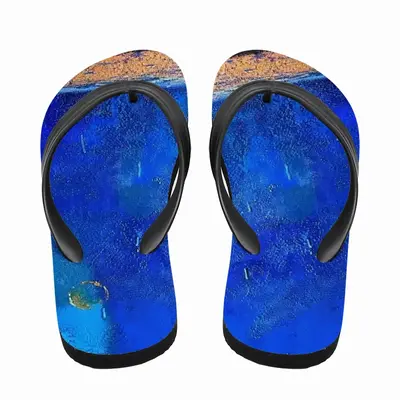 Men Symphony In Blue Flip Flop Slippers