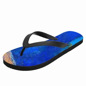 Men Symphony In Blue Flip Flop Slippers