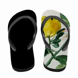 Men Lemon Branch Flip Flop Slippers