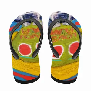 Men Love Planet Flip Flop Slippers