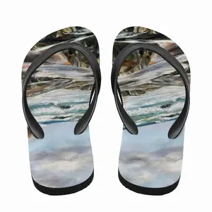 Men Wind And Waves Flip Flop Slippers