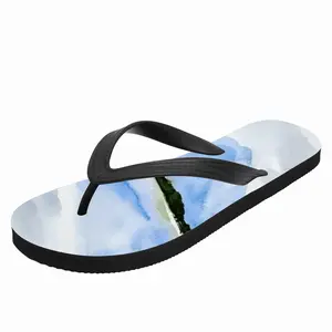 Men Mountain Mirror Flip Flop Slippers