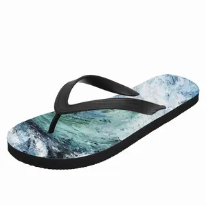 Men Dancing With Waves Flip Flop Slippers