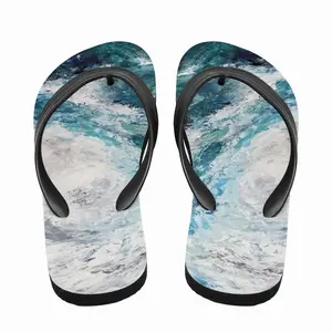 Men Liquid Language Flip Flop Slippers