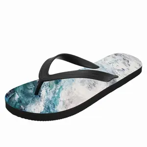 Men Liquid Language Flip Flop Slippers