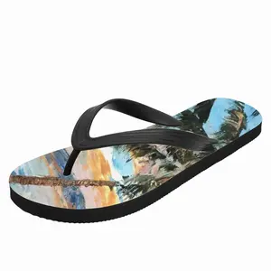 Men Paradise Palms Flip Flop Slippers