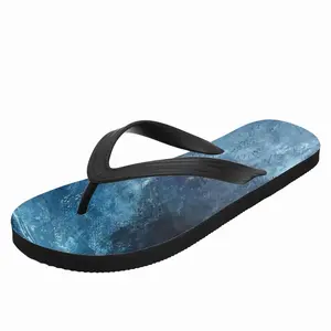 Men Lost In Thought Flip Flop Slippers