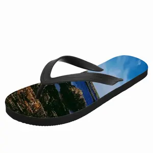 Men Coastal View Fom Staxigoe Flip Flop Slippers