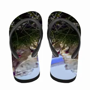 Men Birds View Of Staxigoe Harbour Flip Flop Slippers