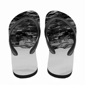 Men Black & White Westerdale Mill Flip Flop Slippers