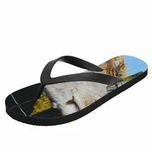 Men A Friendly Wild Red Dead Flip Flop Slippers