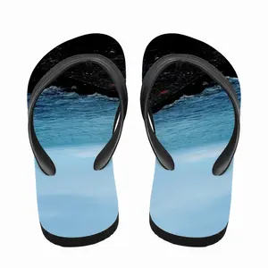 Men Sea Wall From Thurso Bay Flip Flop Slippers