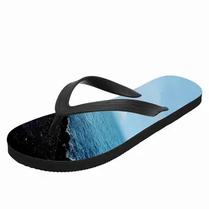 Men Sea Wall From Thurso Bay Flip Flop Slippers