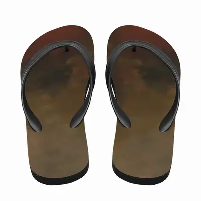 Men Blurred Fruit Flip Flop Slippers