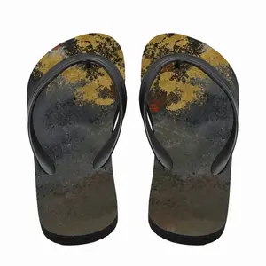 Men Rivers Of Gold Flip Flop Slippers