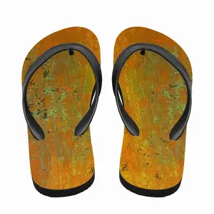 Men Orange Peel Flip Flop Slippers