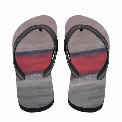 Men Red Divide Flip Flop Slippers