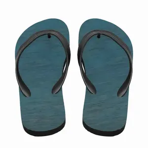 Men Aqua Blue Flip Flop Slippers