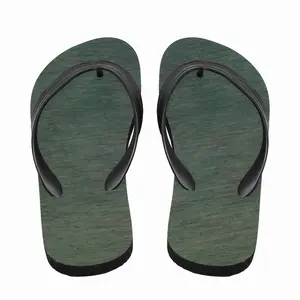 Men Weathered Teal Flip Flop Slippers