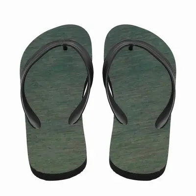 Men Weathered Teal Flip Flop Slippers