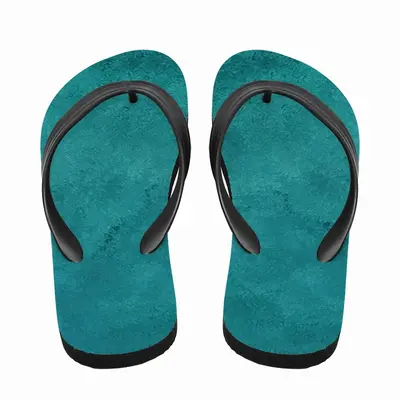 Men Caribbean Blue Flip Flop Slippers