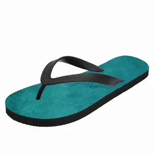 Men Caribbean Blue Flip Flop Slippers