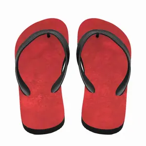 Men Statement In Red Flip Flop Slippers