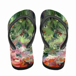 Men Dancing Meadow Gift Idea Flip Flop Slippers