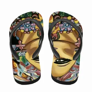 Men Let Us Dance Prints Flip Flop Slippers