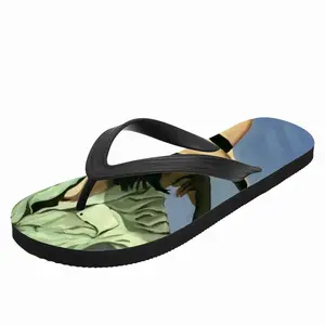 Men Waiting Flip Flop Slippers