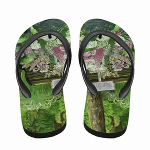 Men Bonjour Calm Morning Flip Flop Slippers