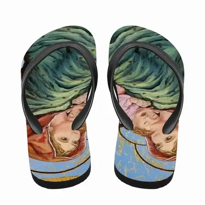 Men Godmother And Her Son Flip Flop Slippers