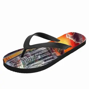 Men Beautiful Sunsets Flip Flop Slippers