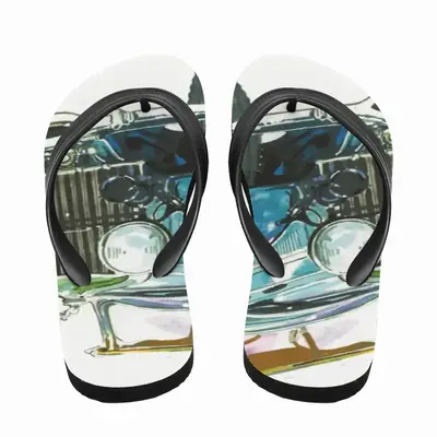 Men Vintage Beauty Flip Flop Slippers