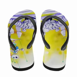 Men Battlements Flip Flop Slippers