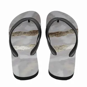 Men Gold Waves Flip Flop Slippers