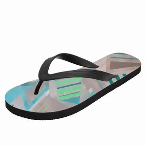 Men Romantic Streets Flip Flop Slippers