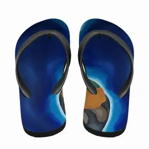 Men Window View 3 Flip Flop Slippers