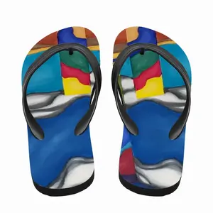 Men My Hokusai 4 Flip Flop Slippers