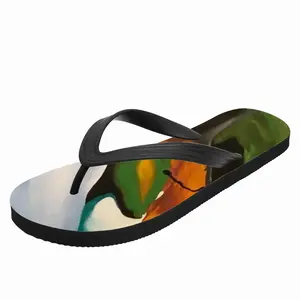 Men Floral Motion Flip Flop Slippers