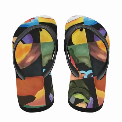 Men Windows Flip Flop Slippers