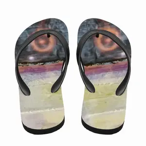 Men Memories In White 4 Flip Flop Slippers