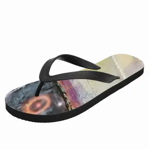 Men Memories In White 4 Flip Flop Slippers