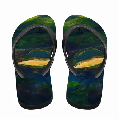 Men Beautiful Landscape Flip Flop Slippers