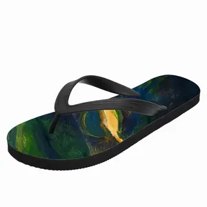 Men Beautiful Landscape Flip Flop Slippers