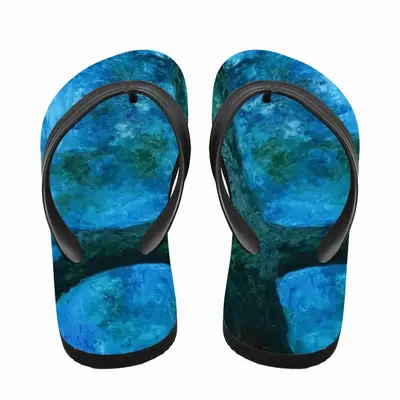 Men Walk In The Forest Flip Flop Slippers